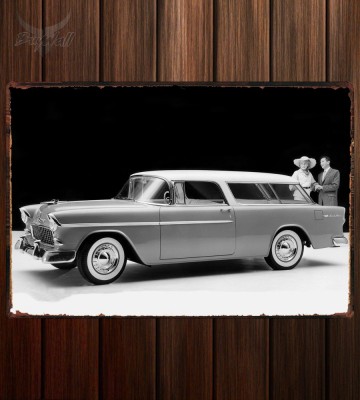 Металлическая табличка Chevrolet Bel Air Nomad (2429-1064DF) 111
